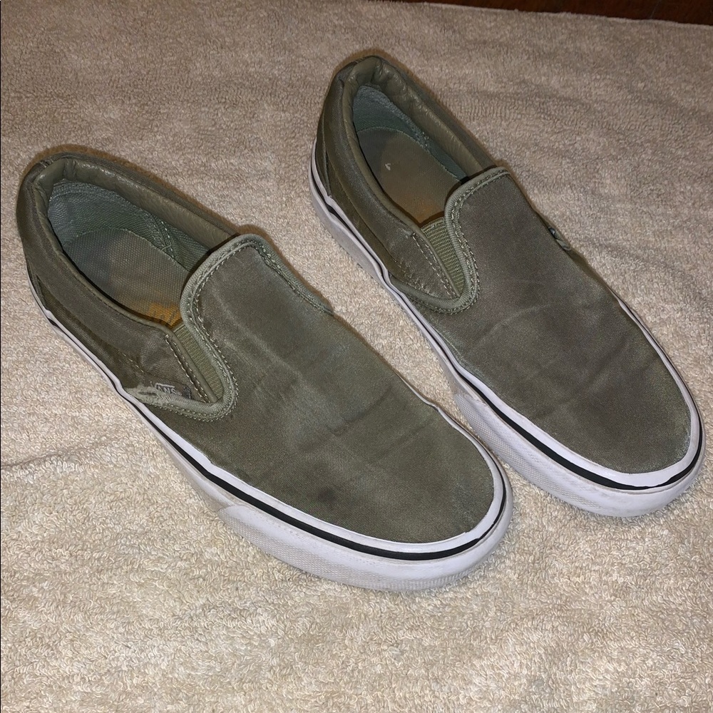Olive green vans